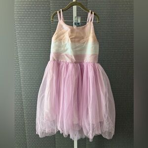 Cat & Jack Girls Sparkle Ombré Dress